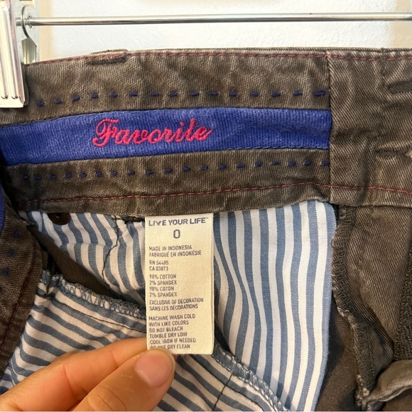 🐻🩳American Eagle - Brown Short Shorts - Size 0 - Picture 10 of 10